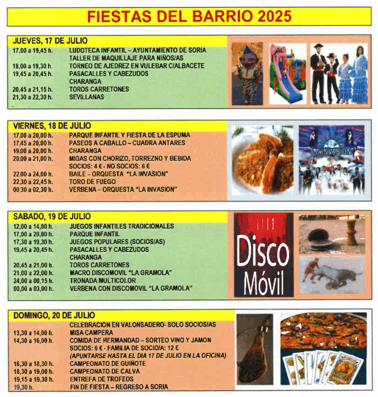 Lee más sobre el artículo Fiestas 2025